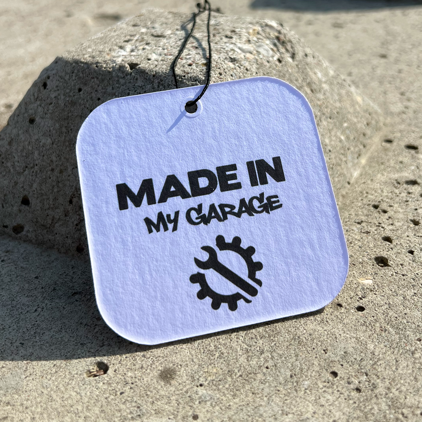 Car Air Freshener "Made in Garage"