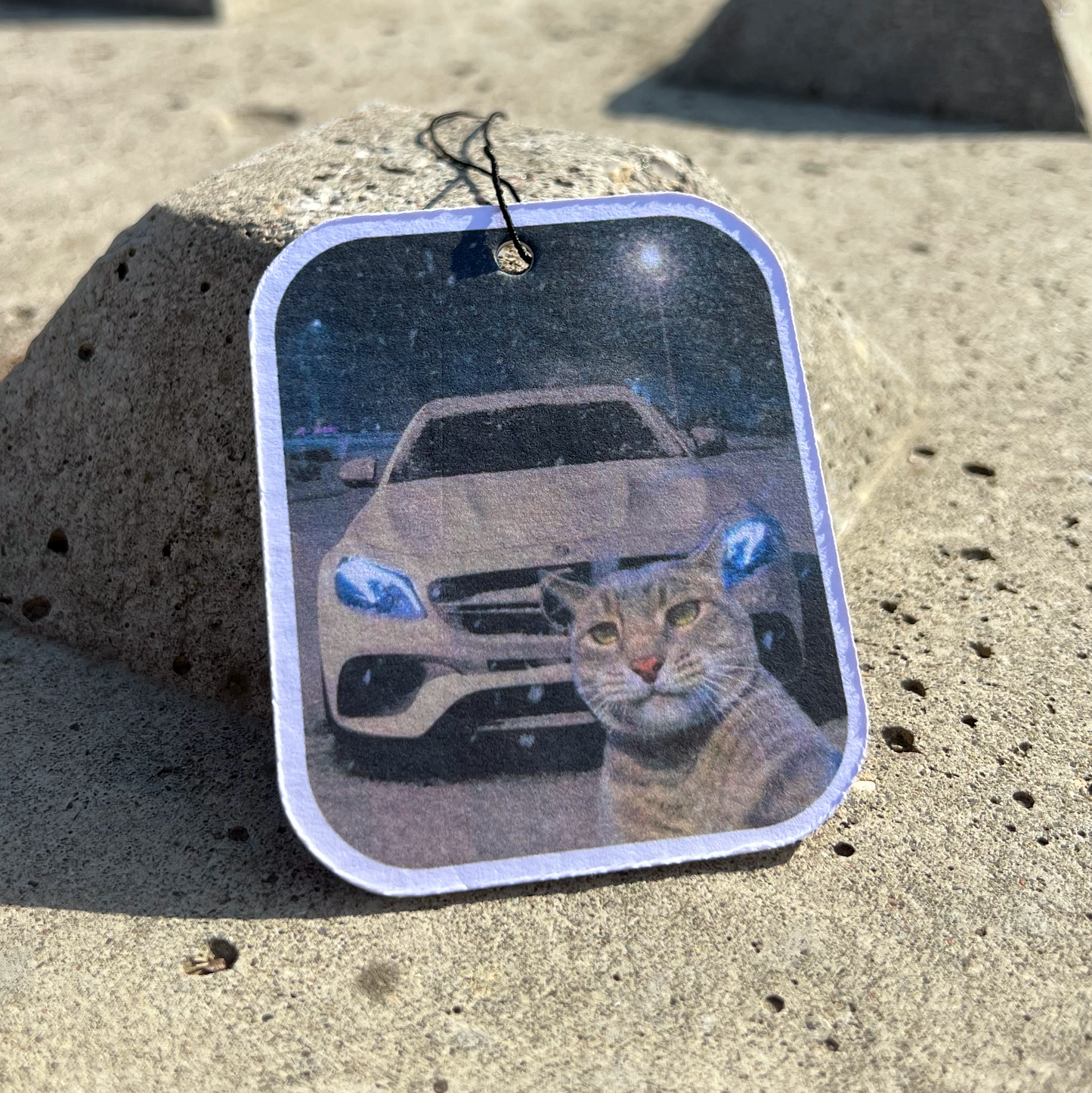 Car Air Freshener "Mercedes Cat"