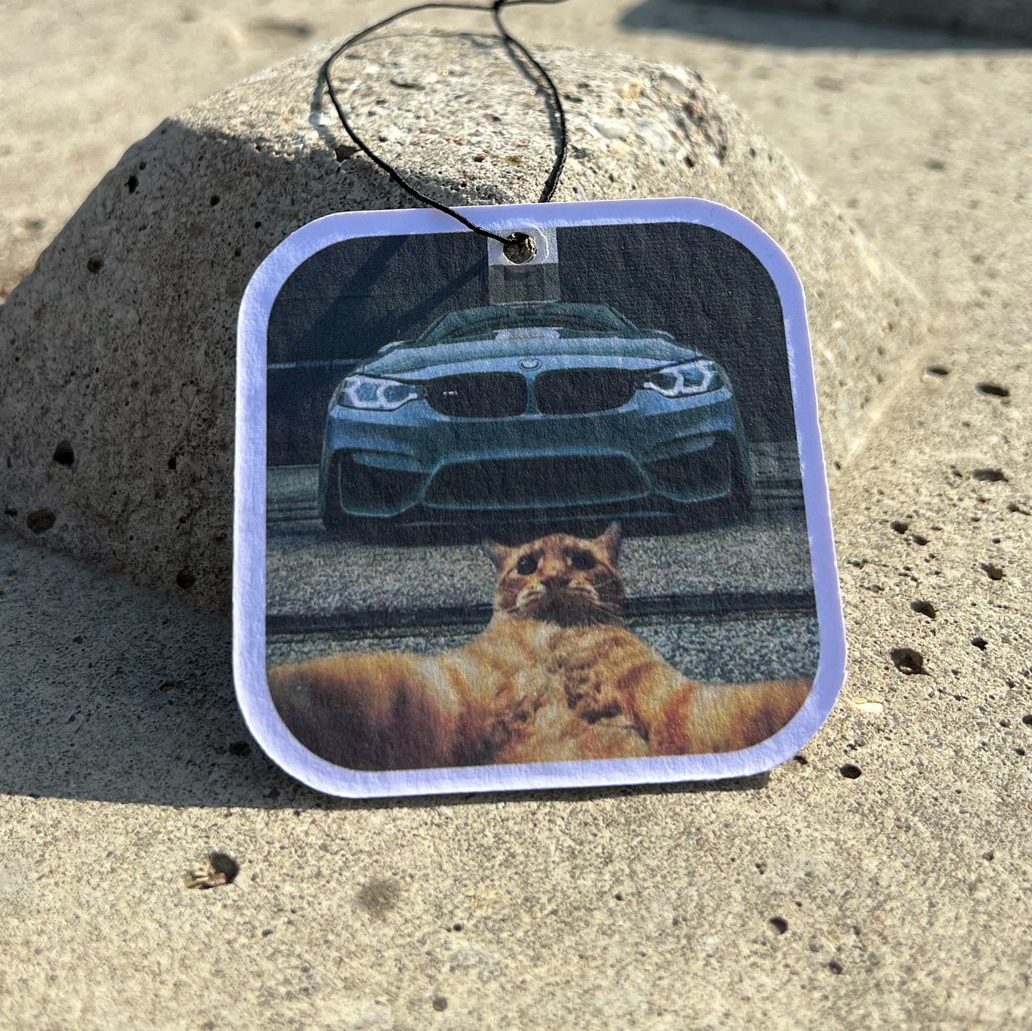 Car Air Freshener "BMW Cat"