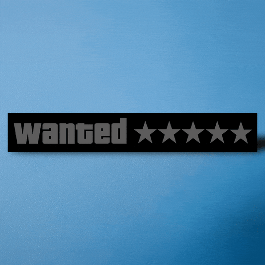 Sticker "Wanted"