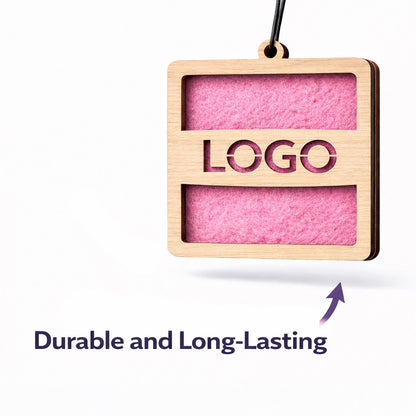 Custom Wooden Felt Air Fresheners