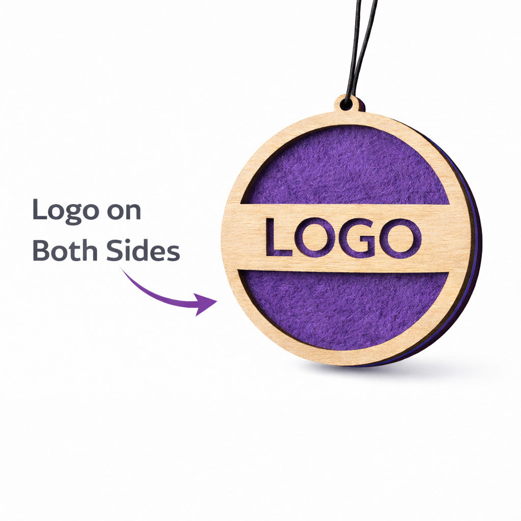 Custom Wooden Felt Air Fresheners